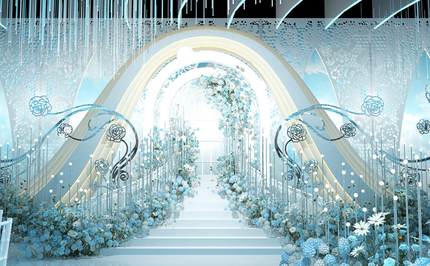 北镇釡香烙馍村水晶厅效果展示